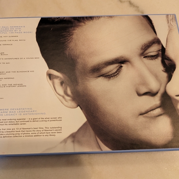 Paul Newman Tribute Collection- 13 DVDs of His Best Films/Film Photo Book - Picture 2 of 7